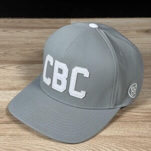 G FORE Hat Cap Snapback Gray White CBC Chileno Bay Golf Embroidered Logo